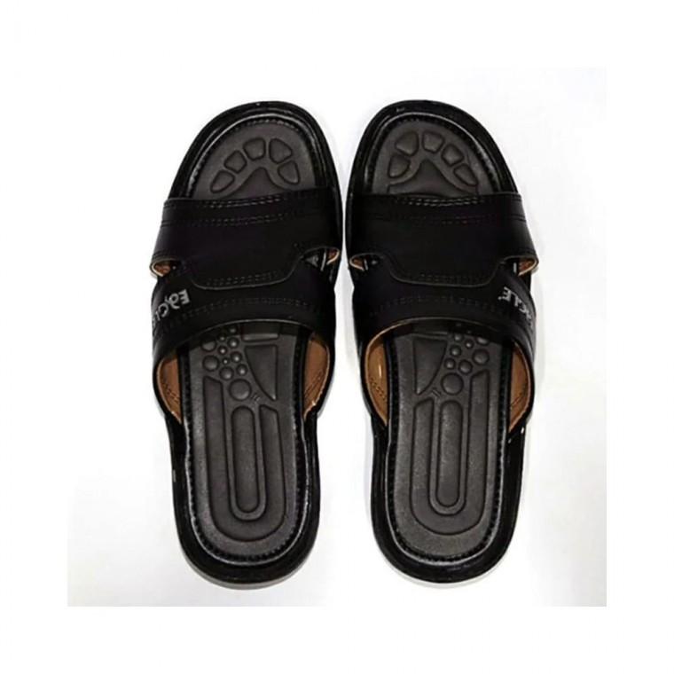 루미나D 이글 남성 사무실 슬리퍼 3.5cm 블랙 쿠션 가정용 주방용