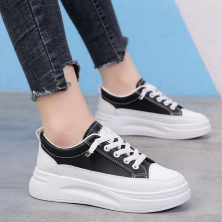 여성 여자 데일리 쿠션 스니커즈 운동화 신발 2color