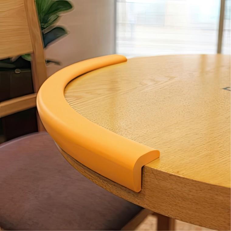 아기 안전 쿠션 긴 모서리 보호대 코너 가드 대 베이지 50cm 테이블 책상