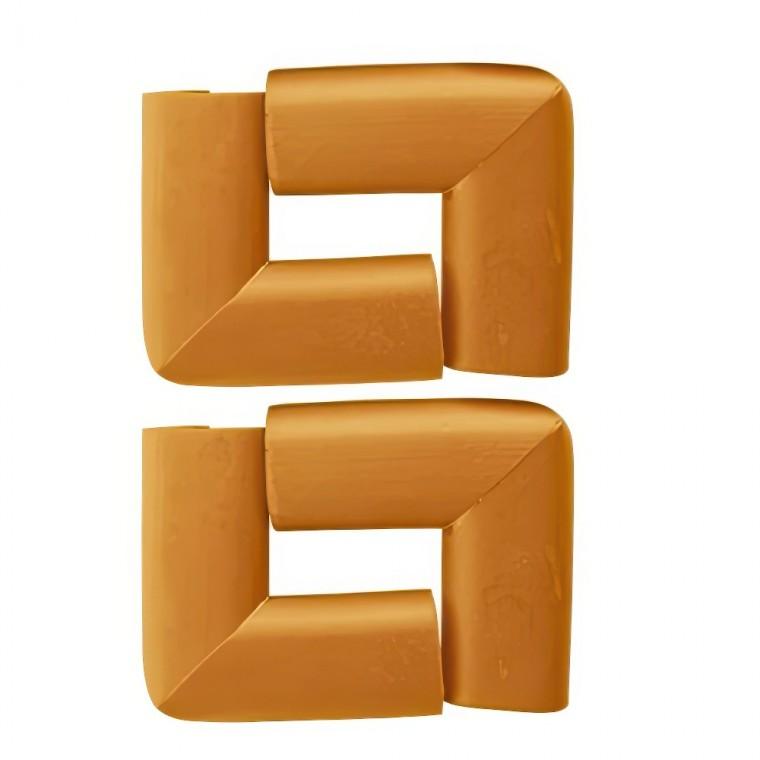 ㄱ코너가드 아기 안전 쿠션 모서리 보호대 소 베이지 4P 55x55 8mm 서랍