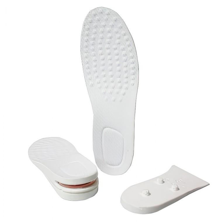 구두 운동화 신발 키업 키높이 깔창 화이트 에어캡 2단 3cm 기능성 쿠션