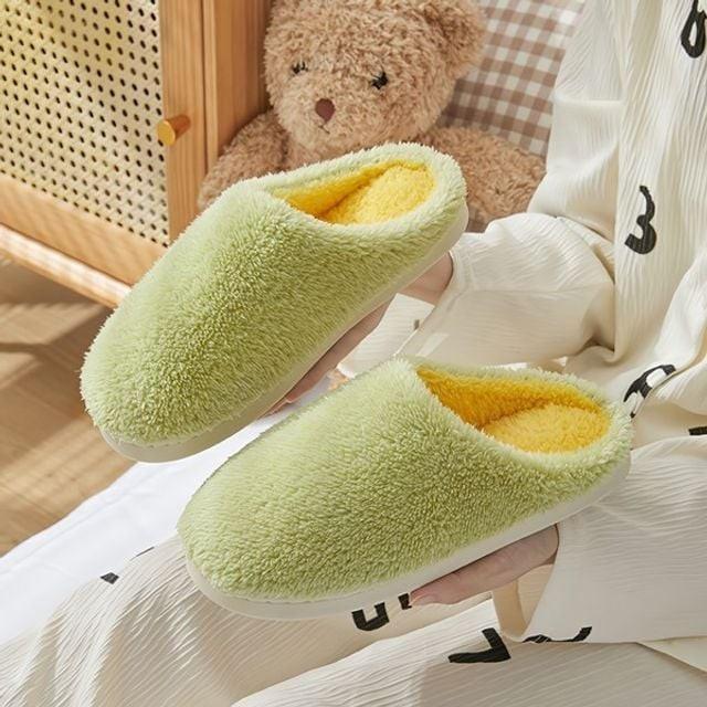 보온 털 쿠션 겨울 슬리퍼 거실 사무실 따듯한