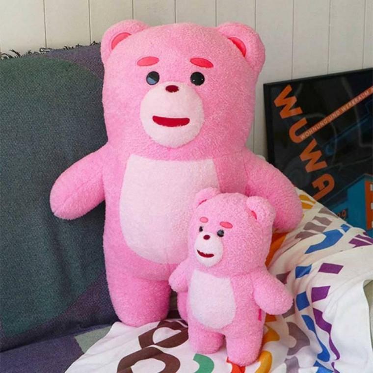 곰 캐릭터 대형 인형 쿠션 포근한 바디 인테리어 소품 선물