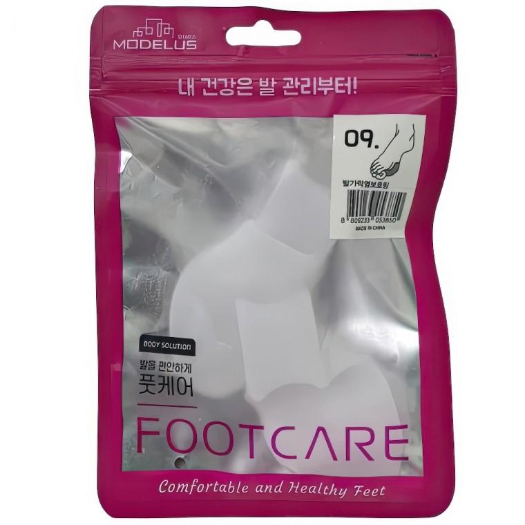 실리콘 발가락 엄지 옆 보호링 보호대 쿠션 패드 2P 실리콘링 휨 교정