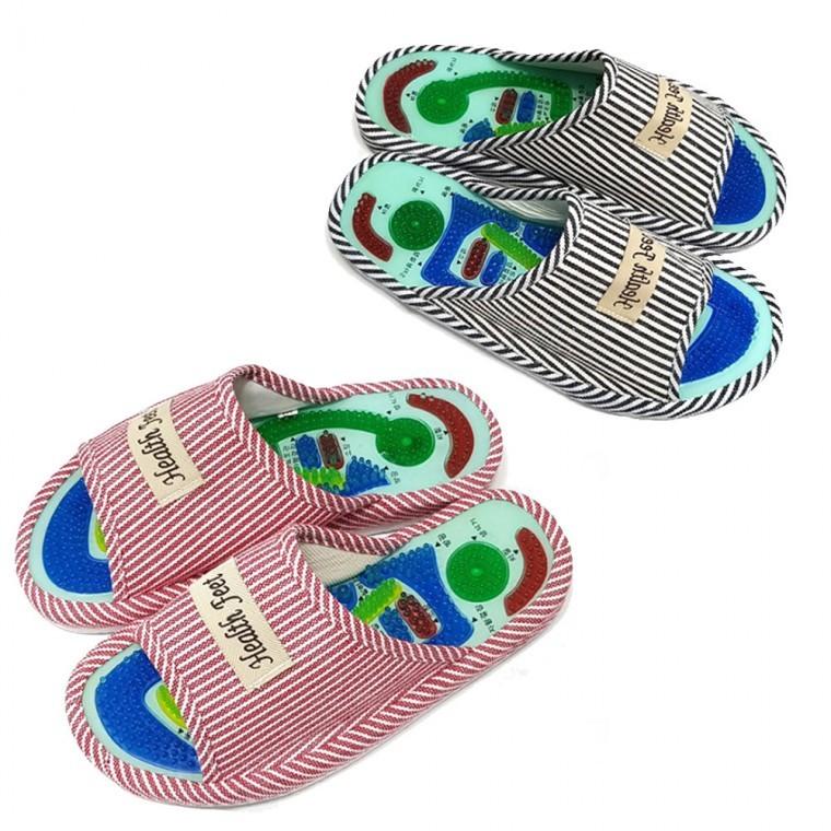 무소음 층간소음 방지 지압 슬리퍼 건강 기능성 쿠션 거실화