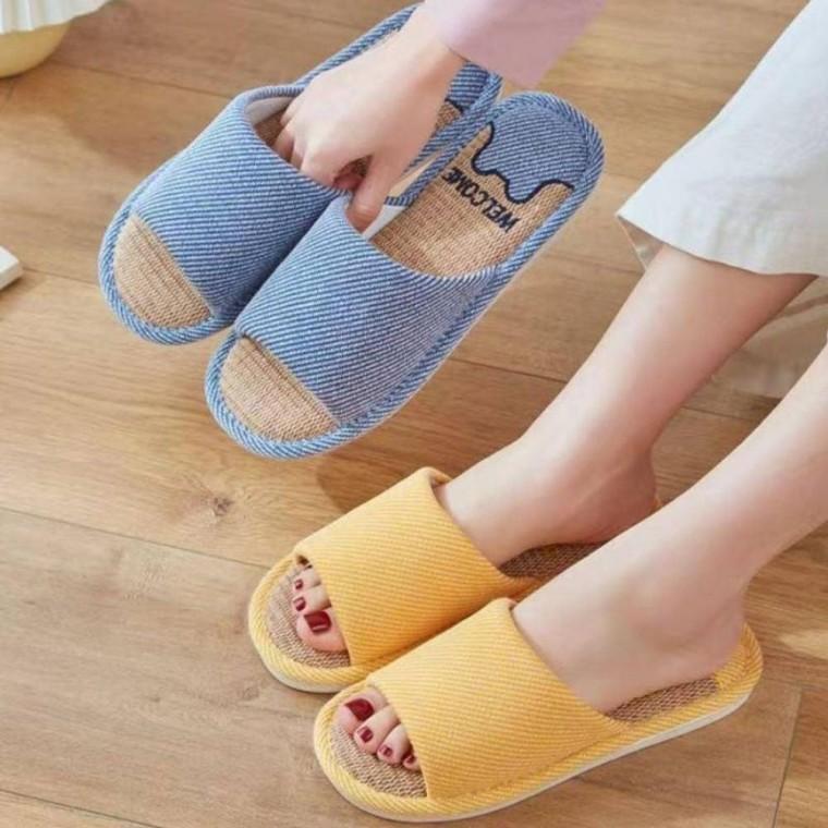 쿠션 거실화 슬리퍼 미끄럼 방지 사무실 발편한 실내화 여성 남성 남자 실내용 층간 소음