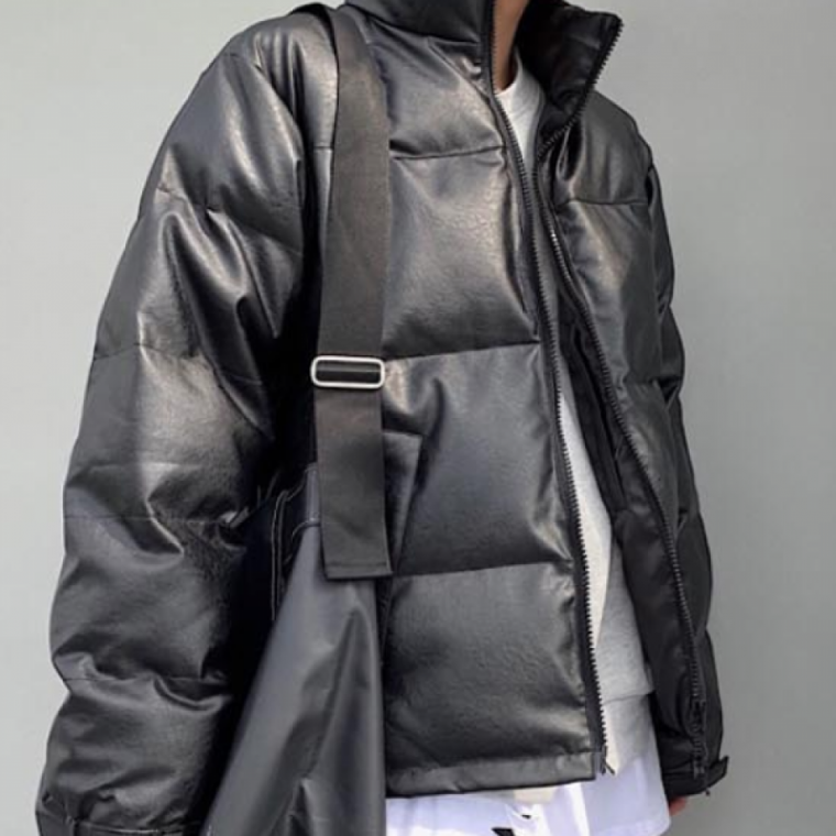 유광아우터 따듯하고 활동성 좋은 남성 겨울 패딩