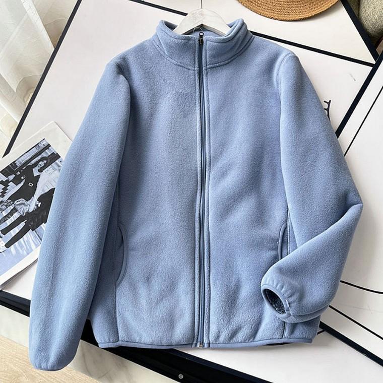 남녀공용 집업 베이직 후리스 아우터