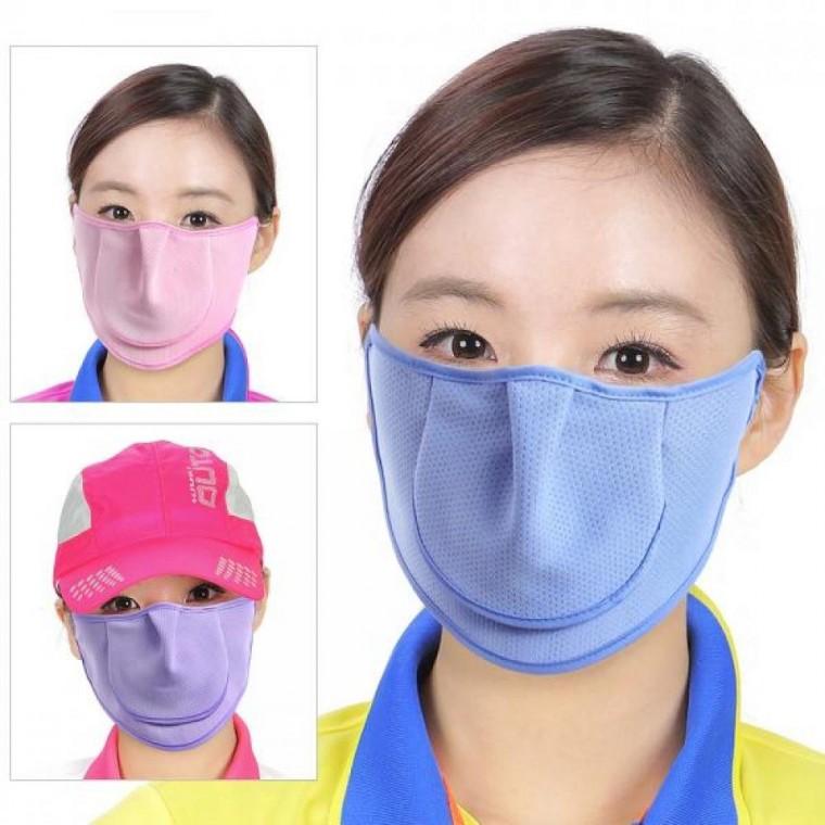 숨쉬기 편한 구리 2단 자외선 차단 마스크 MJ483F