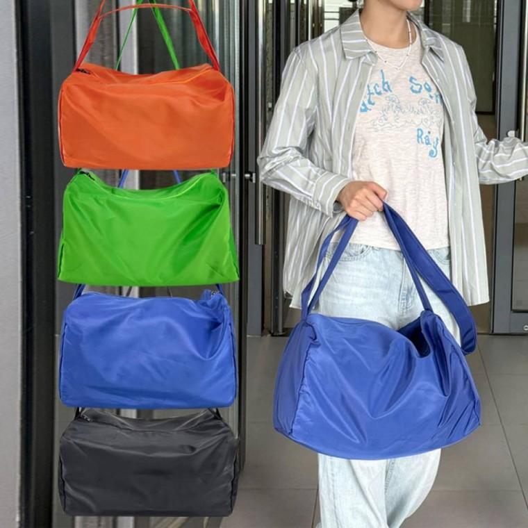 다용도 대용량 빅사이즈 사각형태 데일리 크로스 보스턴백