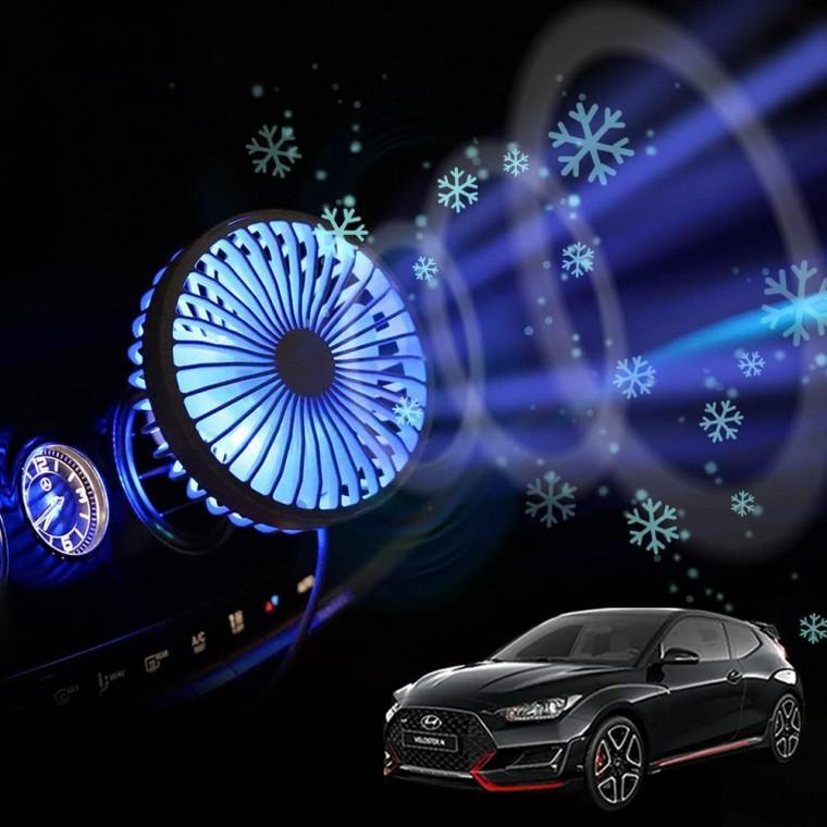 USB선풍기 LED 벨로스터N라인 시즌3 송풍구헤드