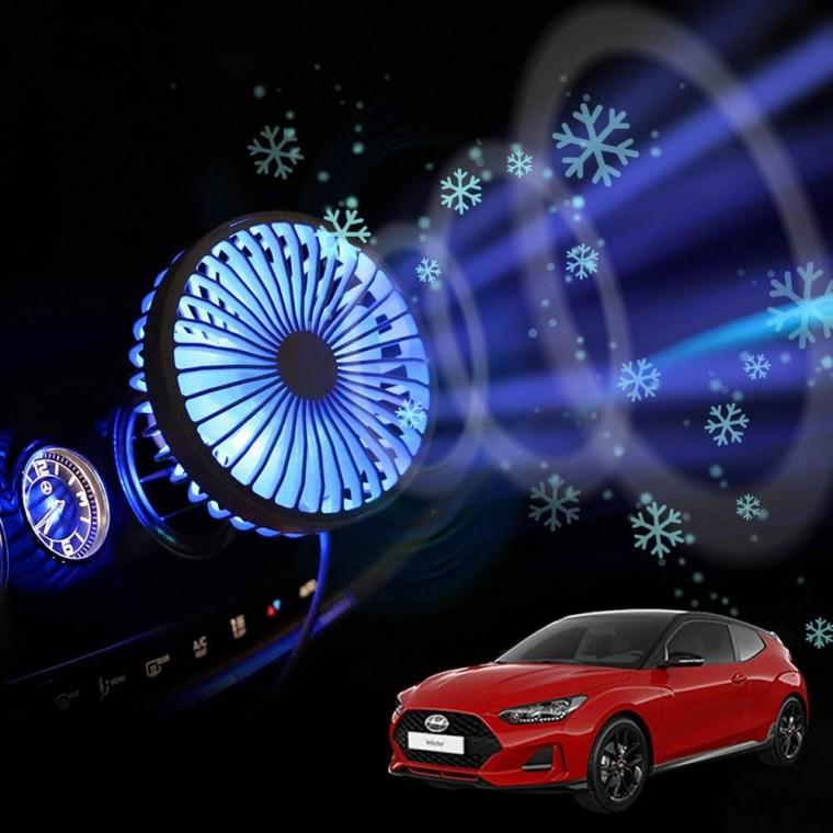 USB선풍기 더뉴벨로스터 LED 시즌3 송풍구헤드