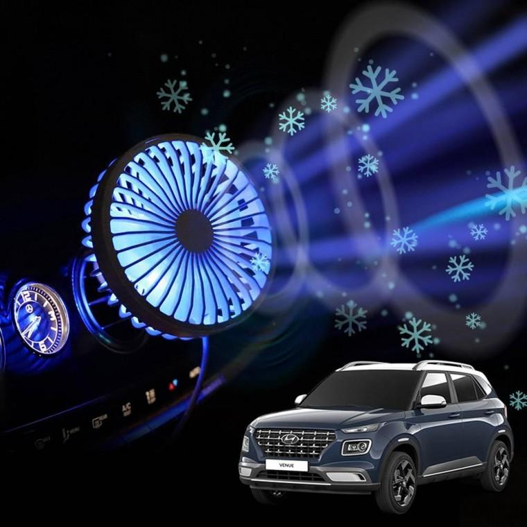 베뉴 시즌3 LED 송풍구헤드 USB선풍기