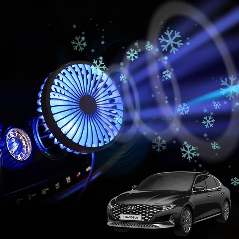 더뉴그랜저 송풍구헤드 LED USB선풍기 시즌3