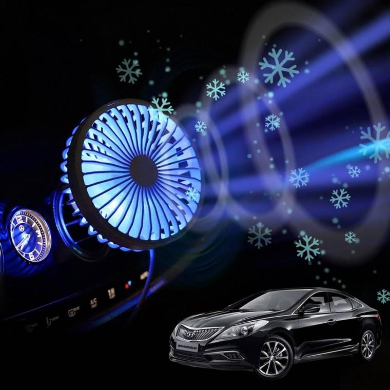 그랜저HG USB선풍기 송풍구헤드 시즌3 LED