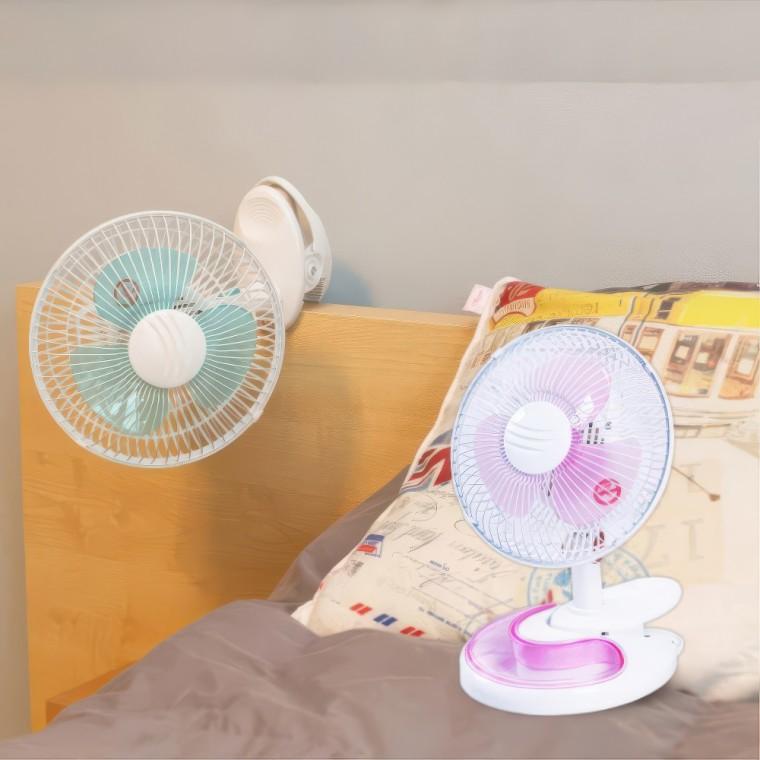 윅스 집게형 미니 탁상용 침대 아이방 클립 선풍기 사무실 책상용 캠핑용