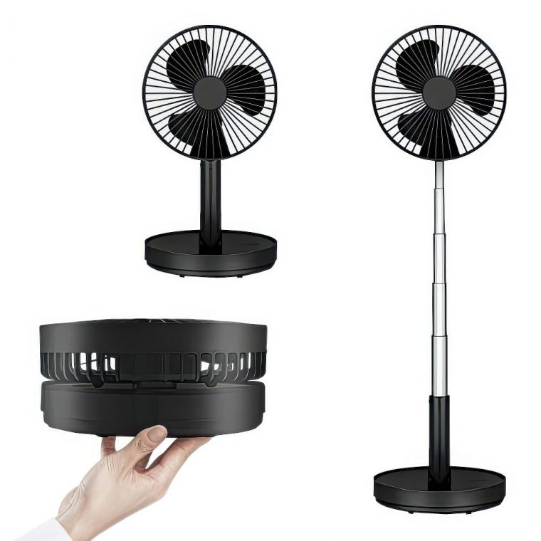 삼우 접이식 책상 탁상용 캠핑 낚시 미니 선풍기 블랙 이동식 핸디형