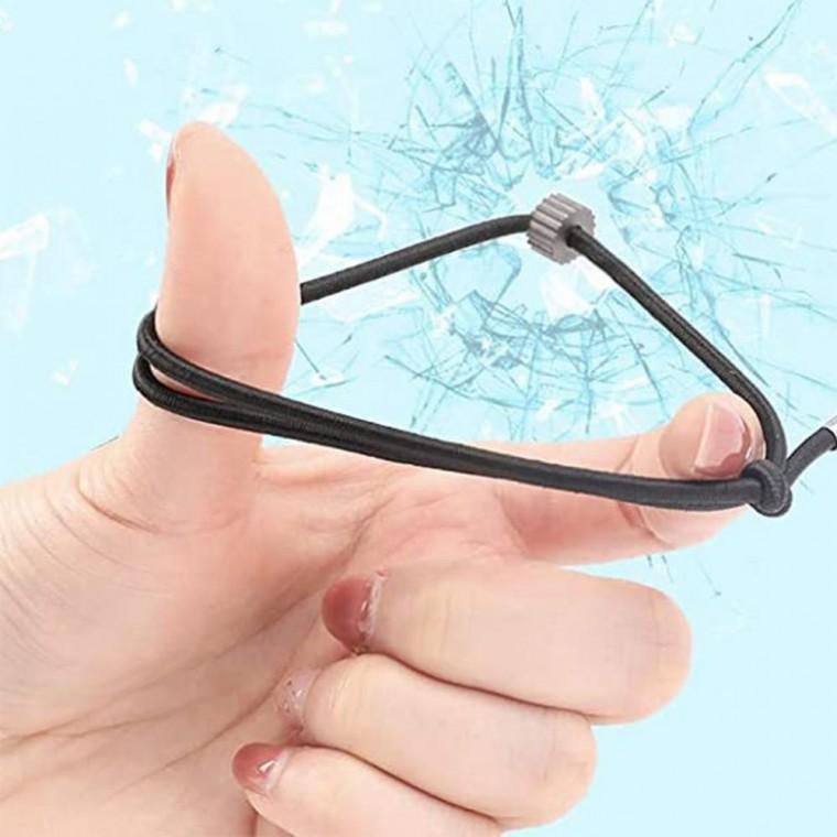 멀티 호신 비상탈출 팔찌 차량용 유리 파쇄기 머리끈