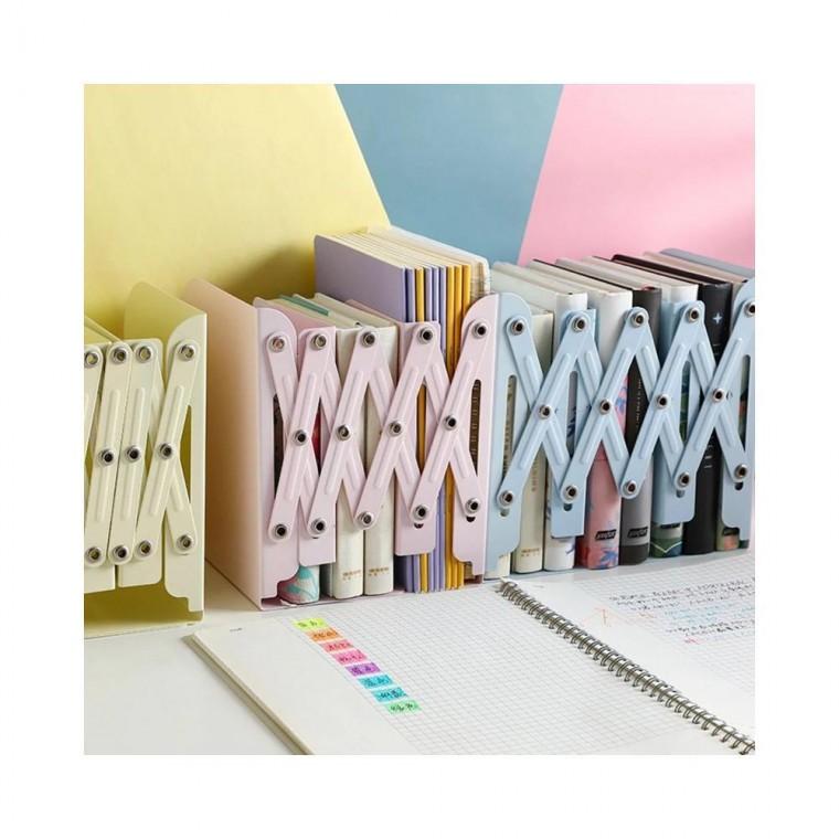 루미나D 자바라 길이조절 책꽂이 북트레이 책상정리 가정용 주방용