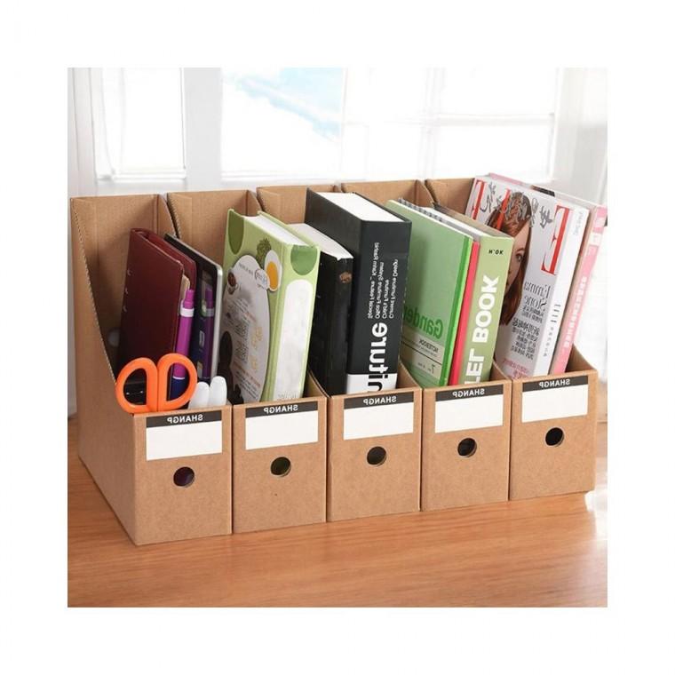 루미나D 사무실 서류 정리 크라프트 파일꽂이 5 개 가정용 주방용
