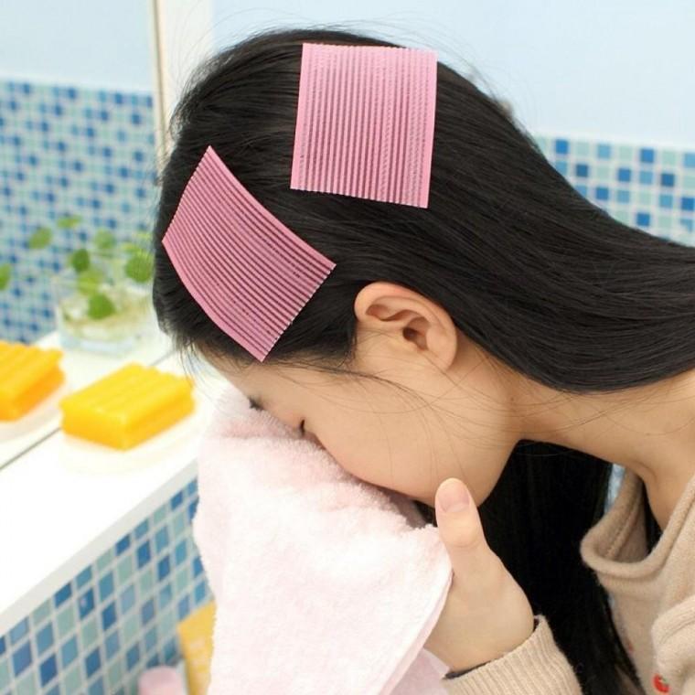 헤어 고정 패드2p 잔머리 정리 앞머리 찍찍이 시트
