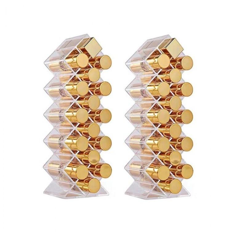 립스틱 꽂이 정리함 진열대 메이크업 거치대 함 수납함 진열대 정리 품 립스틱 투명케이스 향수 용품 화장