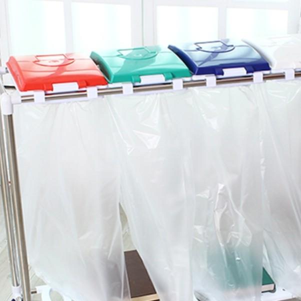 재활용 쓰레기통 4단 분리수거함 실용적인 데일리 필수템 깔끔한 정리함