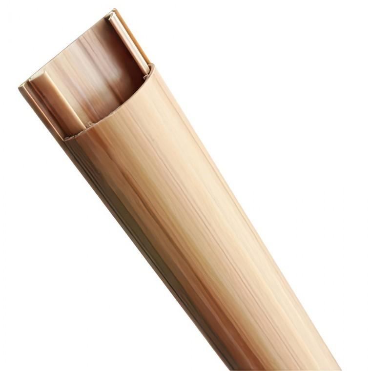 전선 선정리 커버 몰드 중형 반달 쫄대 38mm 1M 2P 덮개 인테리어 전기