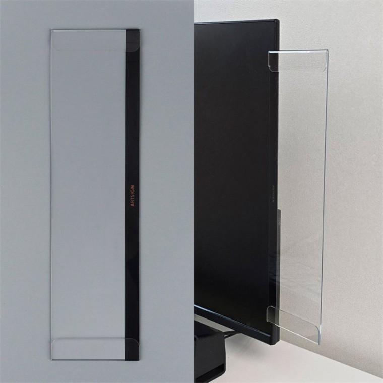 명함전용 모니터메모보드 30cm 데스크정리 모니터사이드트레이 명함보관메모보드 컴퓨터메모보드