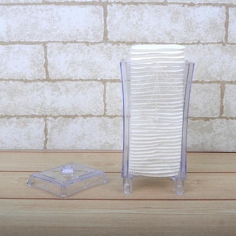 크리스탈 화장솜 케이스 결혼선물 다용도정리함