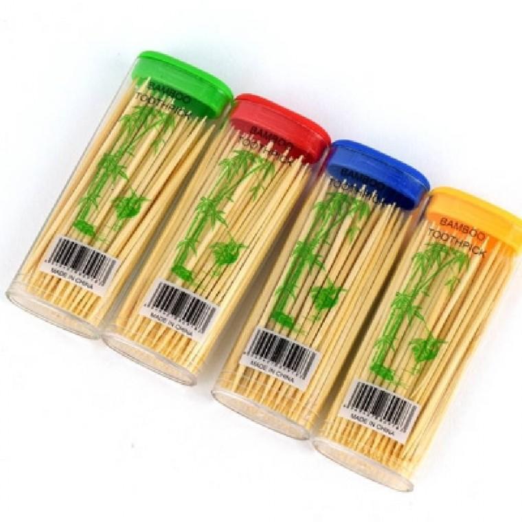 (4P) 휴대용 이쑤시게 대나무요지 치간솔 사무실용 요지