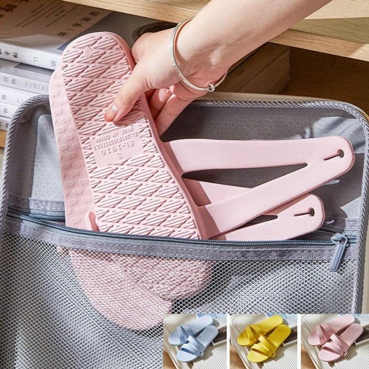 여행용 접이식 슬리퍼 폴딩 휴대용 출장 실내화 남성슬리퍼 여성슬리퍼 여행슬리퍼 욕실슬리퍼 접는슬리퍼