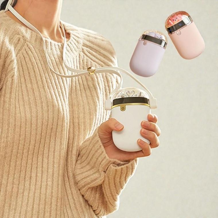 휴대용 2단 온도 조절 USB 손난로 보조배터리 목난로