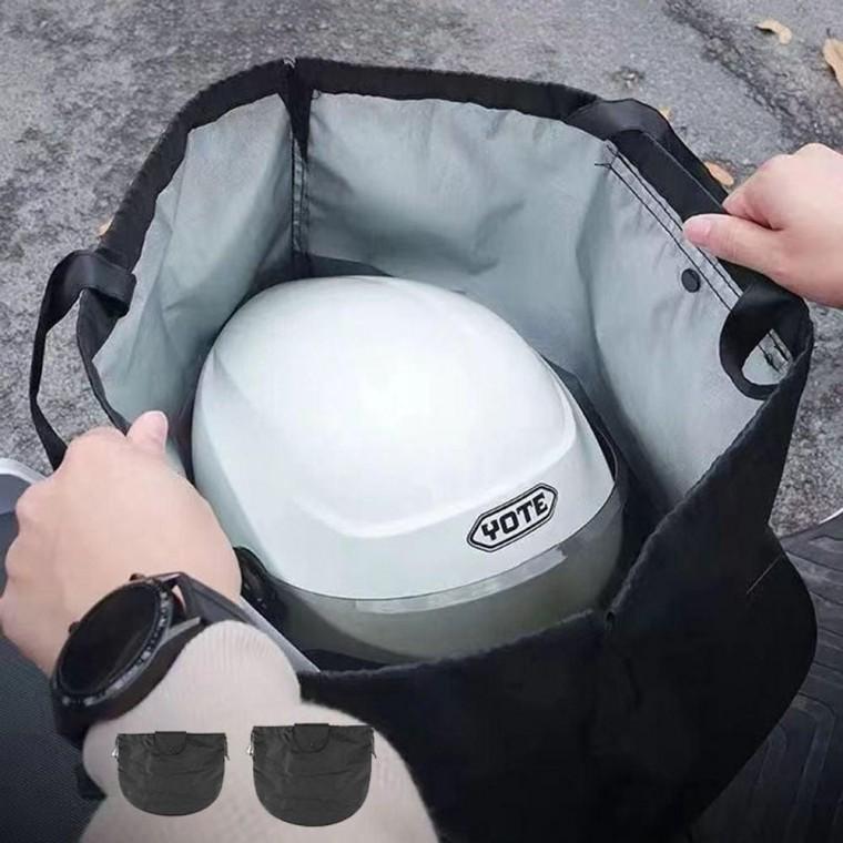 바이크 헬멧 수납 주머니 포켓 방진 방수 오염방지 크 방수 헬멧 보관 가방 휴대용 주머니 수납 방진