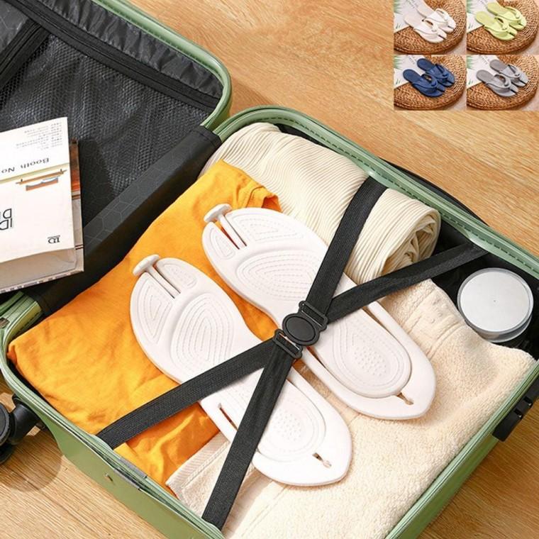 휴대용 폴딩 슬리퍼 여행 기내 접이식 출장 실내화 여름슬리퍼 외출슬리퍼 거실슬리퍼 미끄럼방지