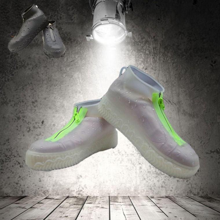 실리콘 신발방수 레인커버 장화 레인부츠 슈즈덮개 M 화 여행용 방수 커버 슈즈 미끄럼방지 장화 레인부츠