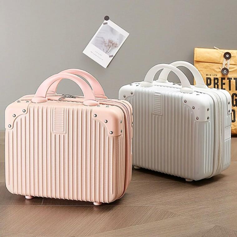 리브 14인치 캐리어 코스메틱백 휴가 여행 가방 기내 화장품 레디백