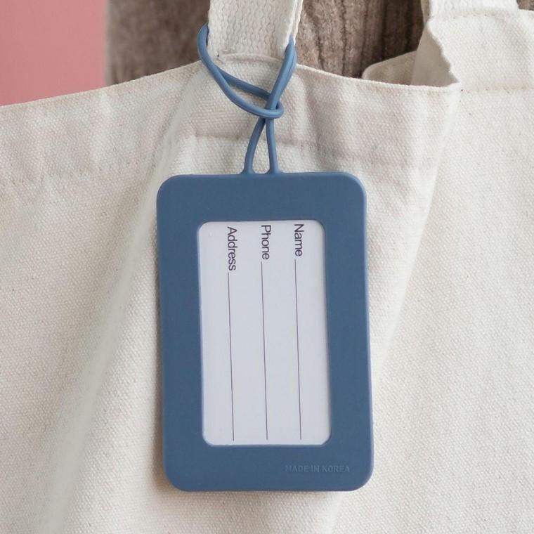 국산 실리콘 캐리어 네임택 어린이집 이름 러기지택