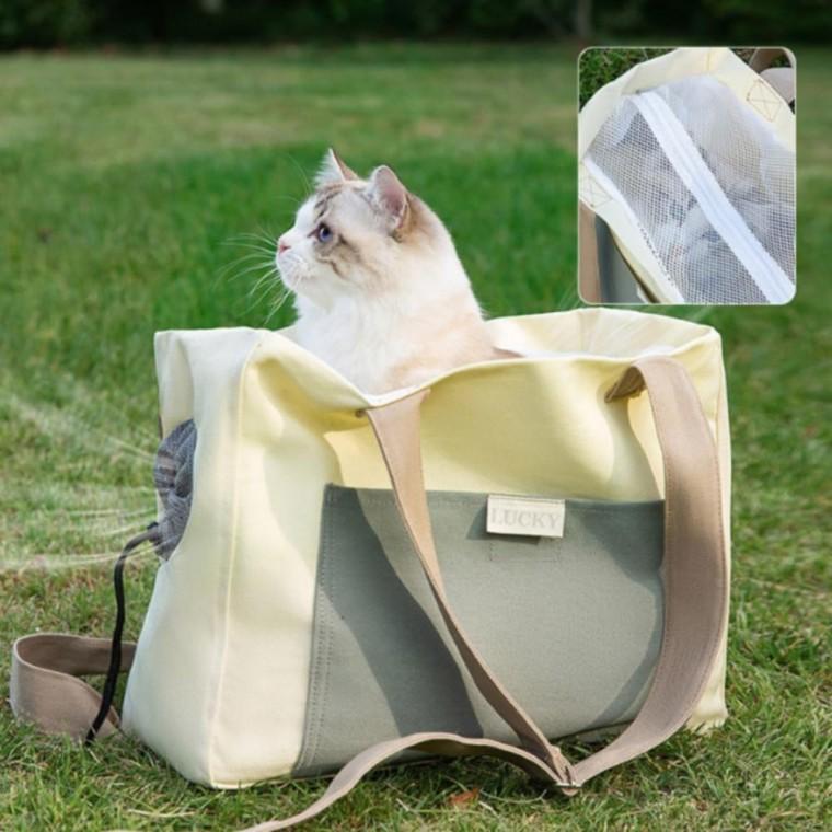 강아지 고양이 소프트 캐리어 이동가방 이동장 반려동물 어깨가방 켄넬 애견가방