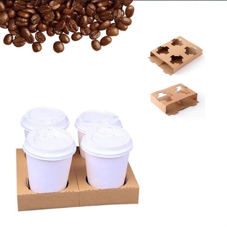 배달용 컵캐리어 50 100개입 2구 4구 컵홀더 컵받침 컵홀더 컵트레이 50개입 2구.4구 컵커치대