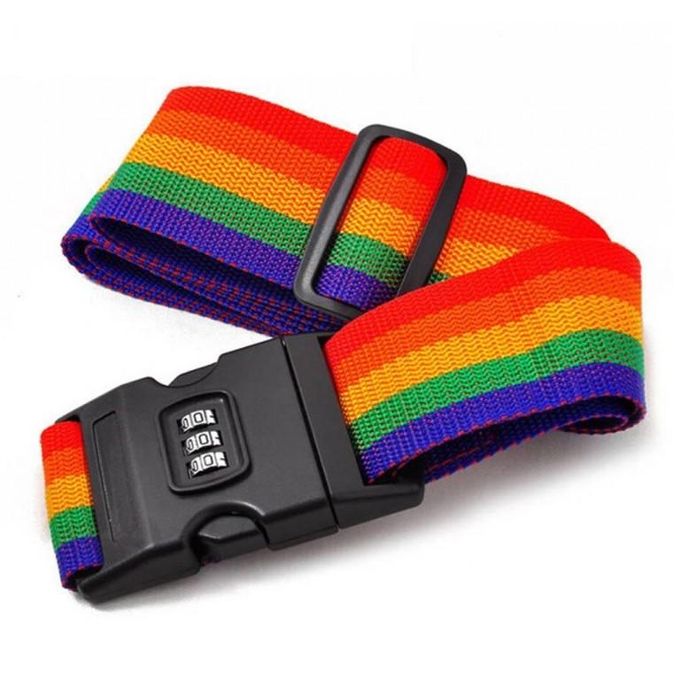 벨트 레인보우 스트랩 캐리어 잠금
