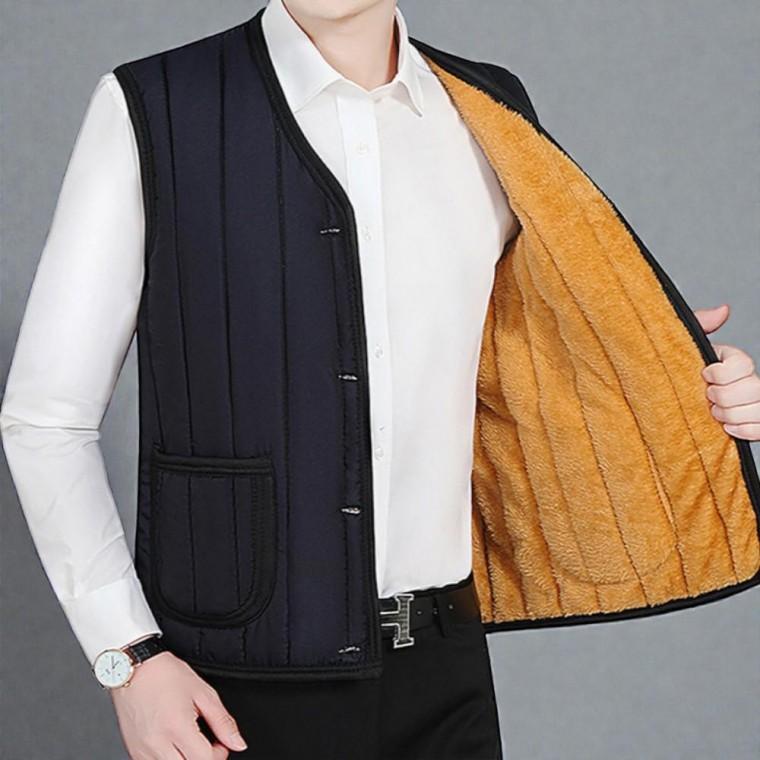 남성 융털 경량 패딩 조끼 베스트 누빔 깔깔이 방한조끼 융털조끼