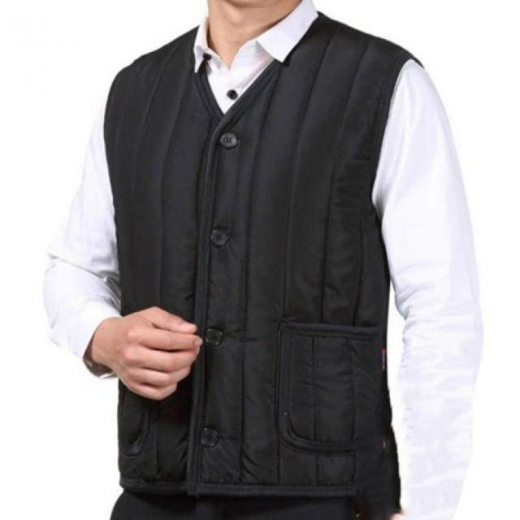 남성퍼조끼 남성겨울퍼조끼(블랙)4XL