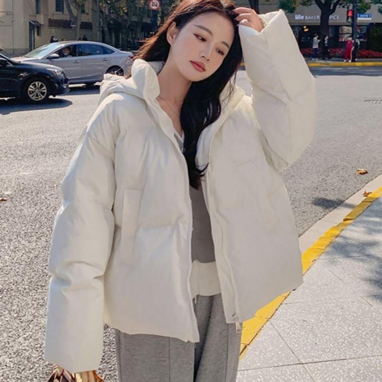 20대 30 여자 하이넥 후드 짧은 숏 패딩 점퍼 조끼 남자 겨울 코디 남자집업 베스트