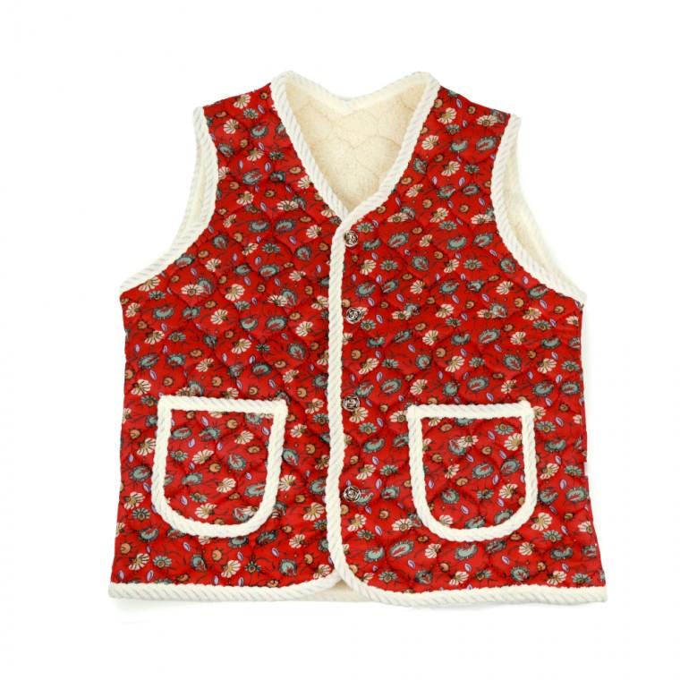 꽃무늬 조끼 특대