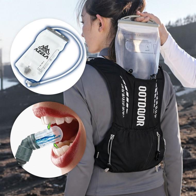 러닝백팩 멀티 포켓 수납 베스트 전용워터팩 포함 온러닝 조끼 초경량