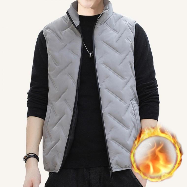 겨울 다운 패딩 남자 경량 퀼팅 누빔 보온 이너 조끼