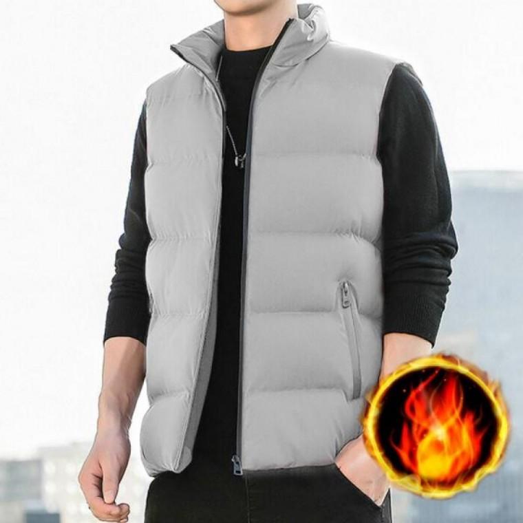 방한 다운 조끼 남자 경량 간절기 캐주얼 패딩 베스트