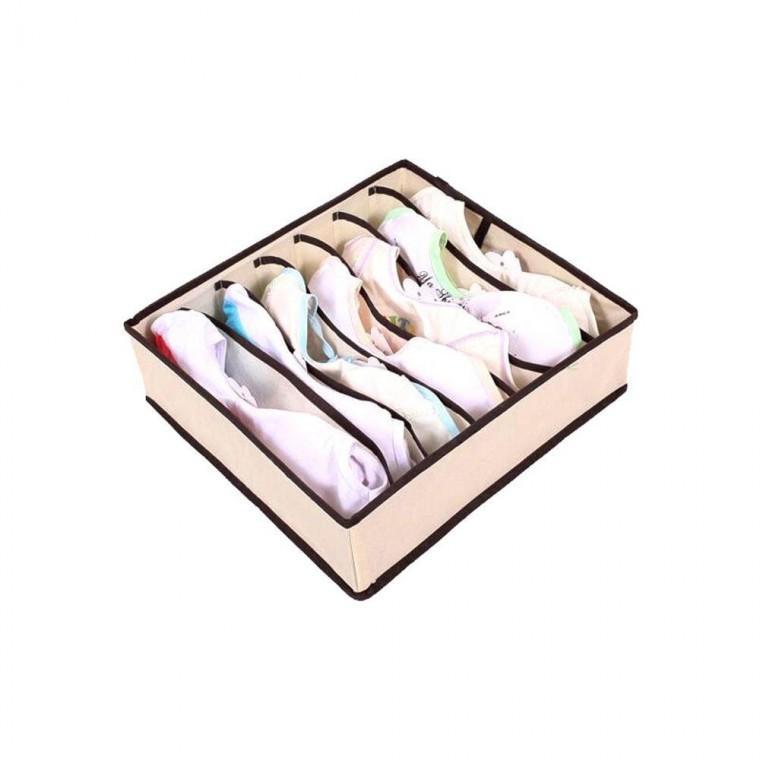 칸막이 부직포 속옷정리함 보관함 7칸 DD-10101