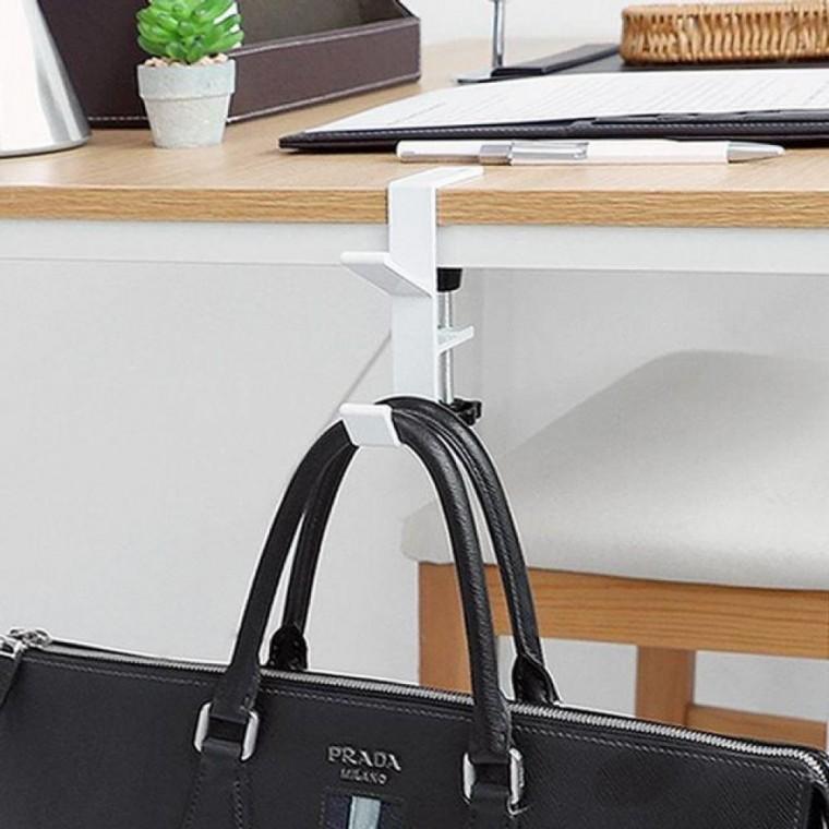 학생 직장인 공부 집중 책상 정리 2단 후크 가방 걸이 AA 어린이 책가방걸이 사무실
